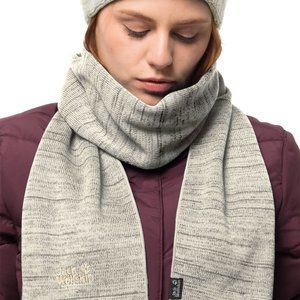 Jack Wolfskin Aquila Fleece Scarf - Light Sand